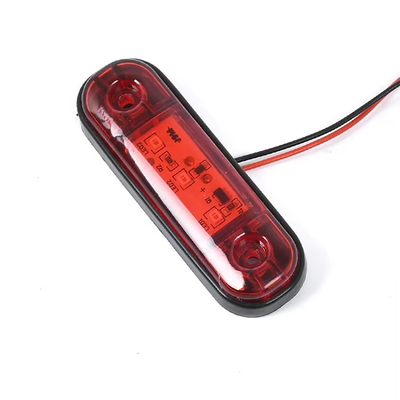 Led Amber Red White Green Blue Truck Side Marker Light 12-24v Universal Voltage 