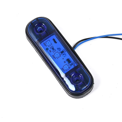 Led Amber Red White Green Blue Truck Side Marker Light 12-24v Universal Voltage 