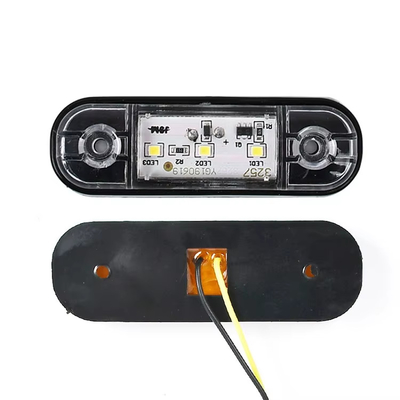 Led Amber Red White Green Blue Truck Side Marker Light 12-24v Universal Voltage 