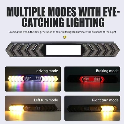 New Car Devil Eyes Tail Light Trailer Trucks Car LED Rear Tail Light Red Amber DRL Turn Signal Rear Lamps for Truck Taillight