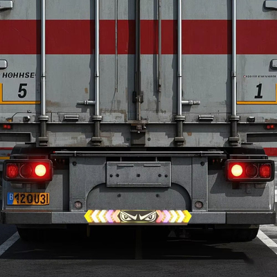 New Car Devil Eyes Tail Light Trailer Trucks Car LED Rear Tail Light Red Amber DRL Turn Signal Rear Lamps for Truck Taillight