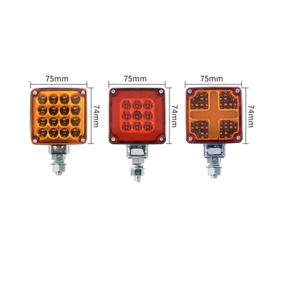 Trailer Taillight 12V24V LED Double-sided square Light Truck Tail Light Side Light Reversing Wide Manufacturers