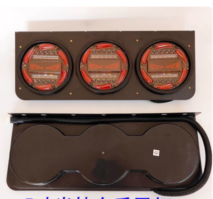 Truck LED five-inch trailer high brightness waterproof triple brake burst flash steering rear combination rear tail light