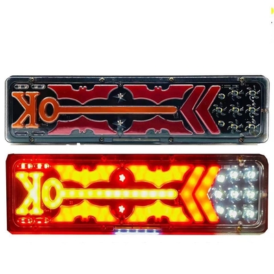 24V Truck Trailer Running Water Steering LED Tail Light