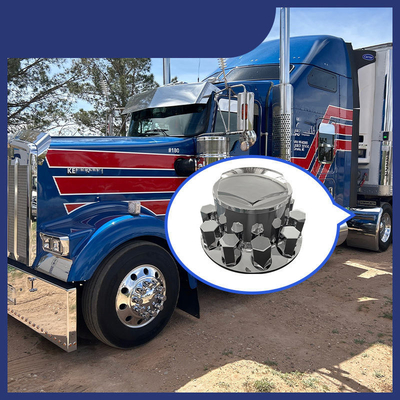 Chrome Truck Axle Cover Kit 33mm 32mm ABS Plating Truck Wheel Cover Truck Parts