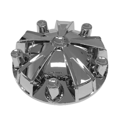 Custom Chrome Removable Hub Caps Cover Kit 33mm 32mm Front Rear Semi Truck Wheel Axle Covers
